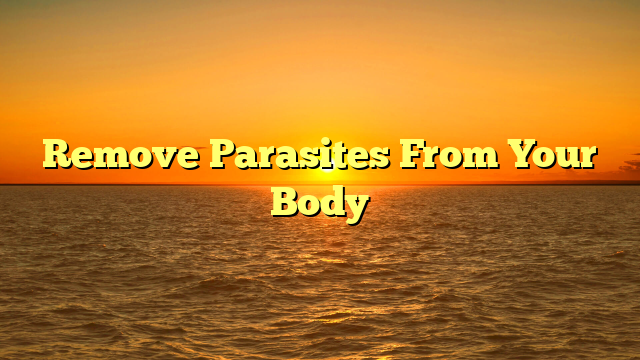 Remove Parasites From Your Body